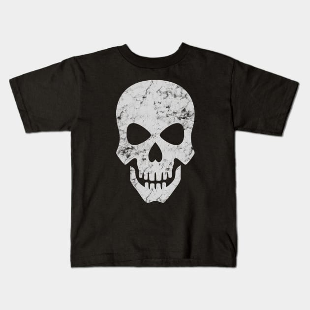 Skeleton Man Kids T-Shirt by Hanzo